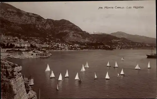 Ak Monaco, Les Regates, Segelboote
