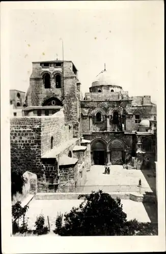 Ak Jerusalem Israel, Holy Sepulchre Church before Reparation