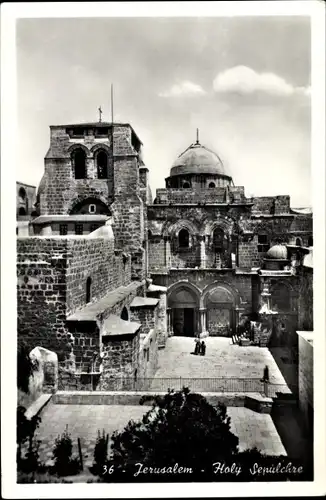 Ak Jerusalem Israel, Grabeskirche