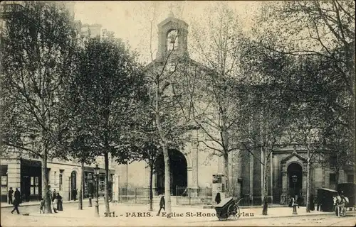 Ak Paris, Eglise St Honoré d'Eylau