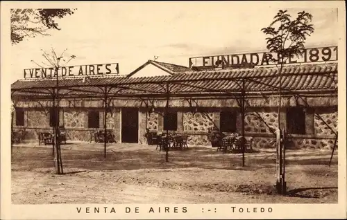 Ak Toledo Kastilien La Mancha, Venta de Aires, Fundada El 1891