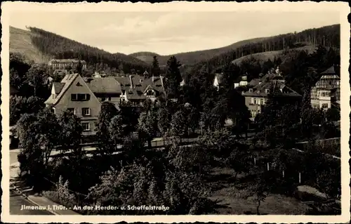 Ak Ilmenau in Thüringen, An der Herderstraße und Scheffelstraße