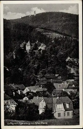 Ak Elgersburg in Thüringen, Hohe Warte, Panorama