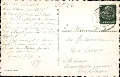 Ak Stendal in der Altmark, Marktplatz, Marienkirche, Rathaus, Roland