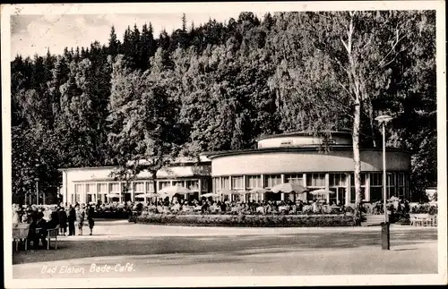 Ak Bad Elster im Vogtland, Bade-Cafe