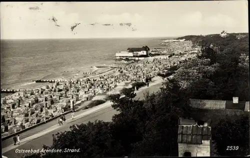 Ak Ostseebad Arendsee Kühlungsborn, Strand, Promenade