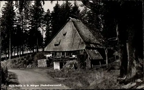 Ak Sankt Märgen im Schwarzwald, Rank-Mühle