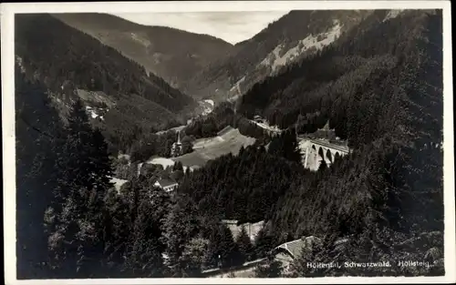 Ak Breitnau im Schwarzwald, Höllental, Höllsteig, Hofgut Sternen, Ravenna Viadukt