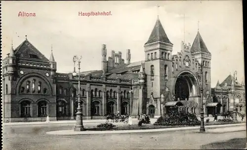 Ak Hamburg Altona, Hauptbahnhof