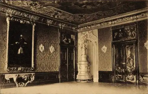 Ak Frankfurt am Main, Römer, Wahlzimmer