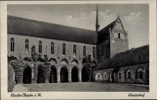 Ak Chorin in der Mark, Kloster, Klosterhof