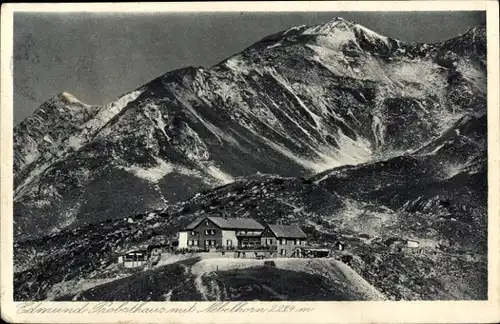 Ak Oberstdorf im Oberallgäu, Edmund Probst Haus, Nebelhorn, Gebirge