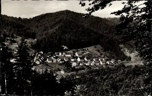 Ak Schiltach im Schwarzwald, Siedlung Baumgarten, Blick vom Haberlesberg