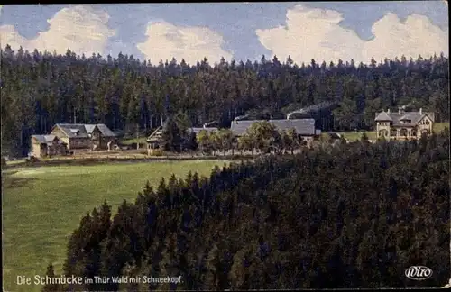 Ak Gehlberg Thüringer Wald, Die Schmücke, Schneekopf