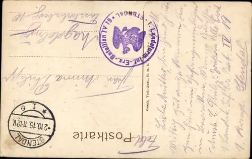 Ak Stendal in der Altmark, Der Roland