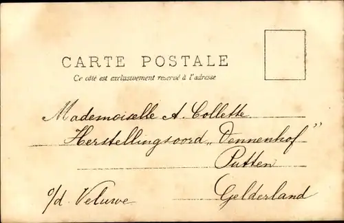 Ak Portrait eines Mädchens in weißem Kleid, Gebet