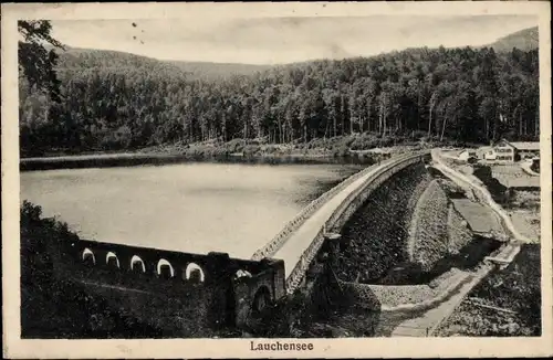 Ak Guebwiller Gebweiler Elsass Haut Rhin, Lauchensee, Panorama