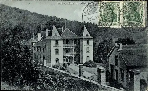 Ak Abreschviller Alberschweiler Lothringen Moselle, Sanatorium