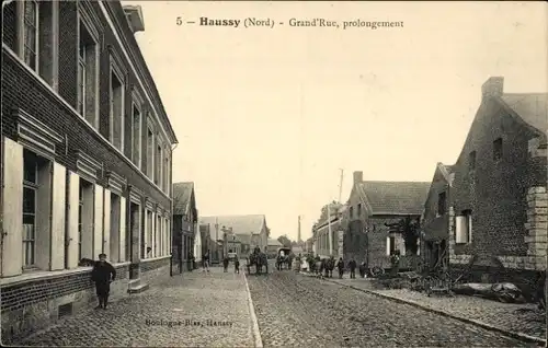 Ak Haussy Nord, Straßenpartie