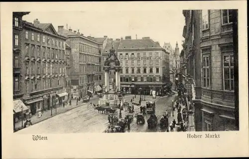 Ak Wien 1 Innere Stadt, Hoher Markt