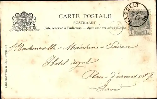 Ak Hasselt Flandern Limburg, Burenkrieg Denkmal, Place Leopold