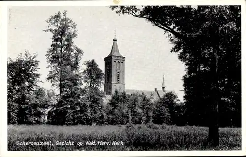 Ak Scherpenzeel Gelderland, N. H. Kirche