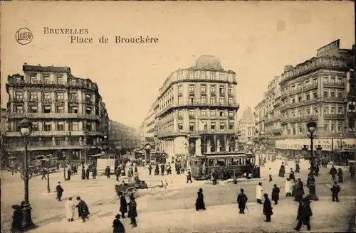 Ak Bruxelles Brüssel, Place de Brouckere