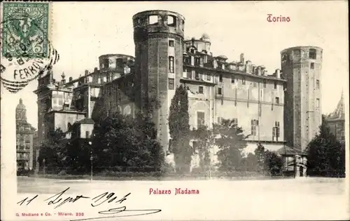 Ak Torino Turin Piemonte, Palazzo Madama