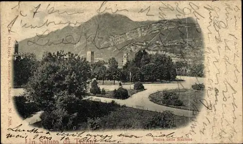 Ak Trento Trient Südtirol, Piazza della Stazione