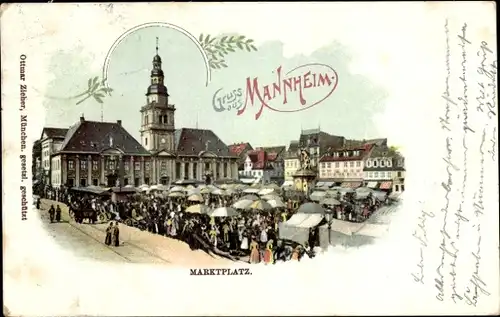 Litho Mannheim in Baden, Marktleben