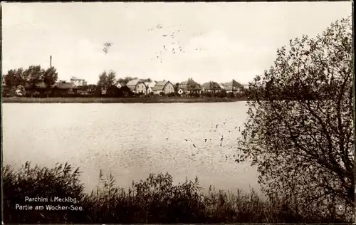 Ak Parchim in Mecklenburg Vorpommern, Partie am Wocker See