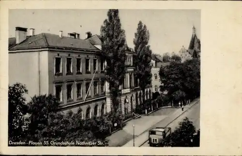 Ak Dresden Süd Plauen, 55 Grundschule in der Nöthnitzer Straße