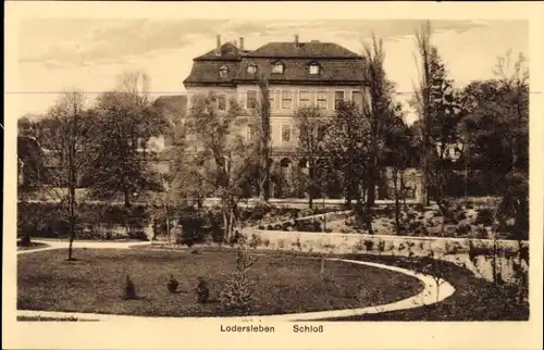 Ak Lodersleben Querfurt im Saalekreis, Schloss