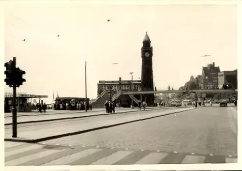 Foto Hamburg Mitte St. Pauli, Landungsbrücken