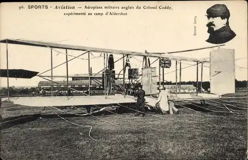 Ak Aviation, das englische Militärflugzeug von Colonel Coddy