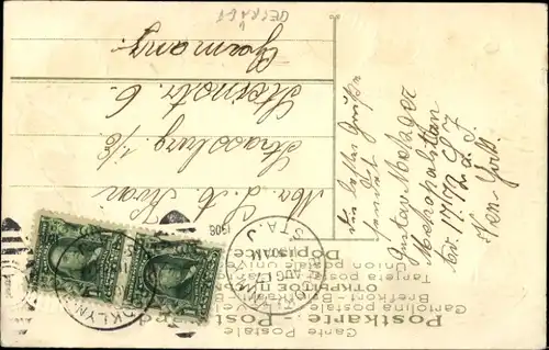 Präge Ak Muscheln, Souvenir, Kitsch