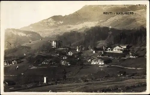 Ak Reuti Hasliberg Kanton Bern Schweiz, Gesamtansicht