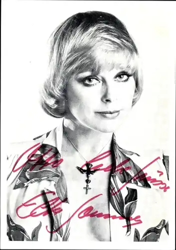 Ak Schauspielerin Elke Sommer, Portrait, Autogramm