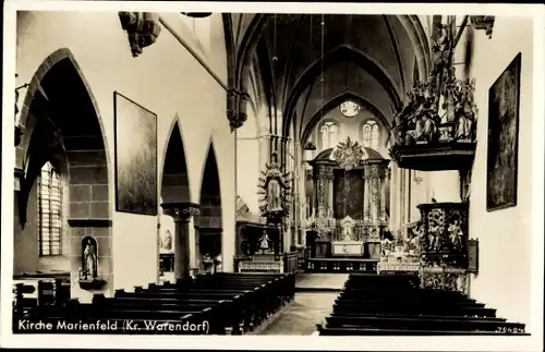 Ak Marienfeld Harsewinkel Westfalen, Kircheninneres
