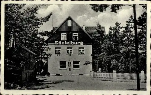 Ak Nauendorf in Thüringen, Stiefelburg