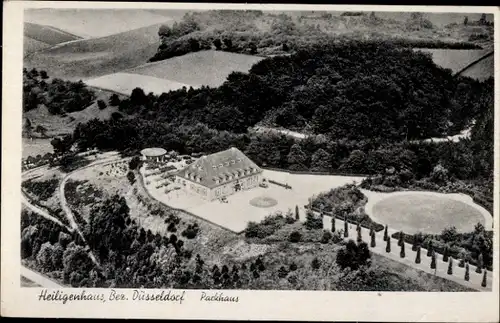 Ak Heiligenhaus in Nordrhein Westfalen, Fliegeraufnahme Parkhaus