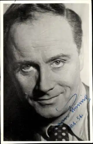 Ak Schauspieler Hermann Thimig, Portrait, Autogramm