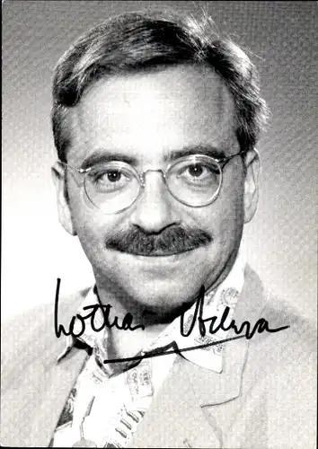 Ak Schauspieler Lothar Ackva, Portrait, Autogramm