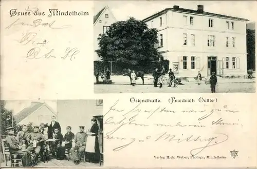 Ak Mindelheim im Unterallgäu, Ostendhalle