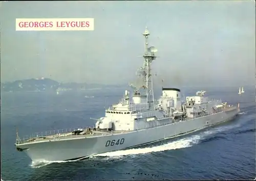 Ak Französisches Kriegsschiff Georges Leygues