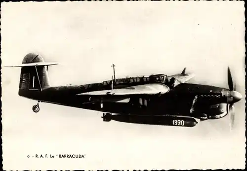 Ak RAF, Le Barracuda, Britisches Kampfflugzeug, Royal Air Force, Wasserflugzeug