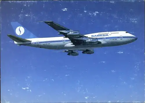 Ak Passagierflugzeug, Sabena, Belgian World Airlines, Boeing 747 300