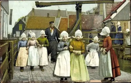 Ak Nordholland Niederlande, Volkstrachten