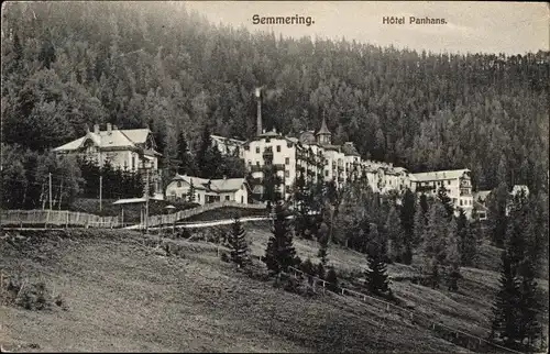 Ak Semmering in Niederösterreich, Hotel Panhans
