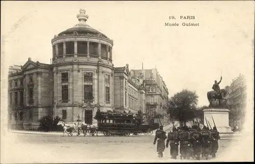 Ak Paris, Musee Guimet